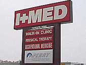IMED logo/sign