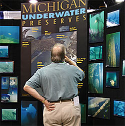 Michigan Underwater Preserves exhibit
