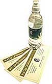 bottled water/gift cert