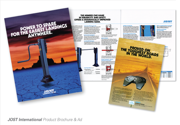 Jost International product brochure & ad