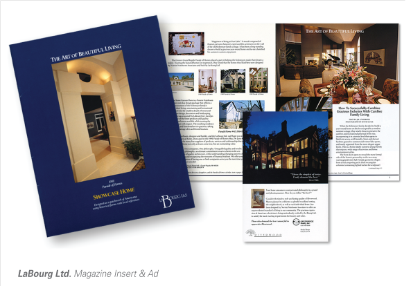 LaBourg Ltd. magazine insert & ad