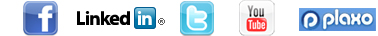 Facebook, LinkedIn, Twitter, YouTube, Plaxo